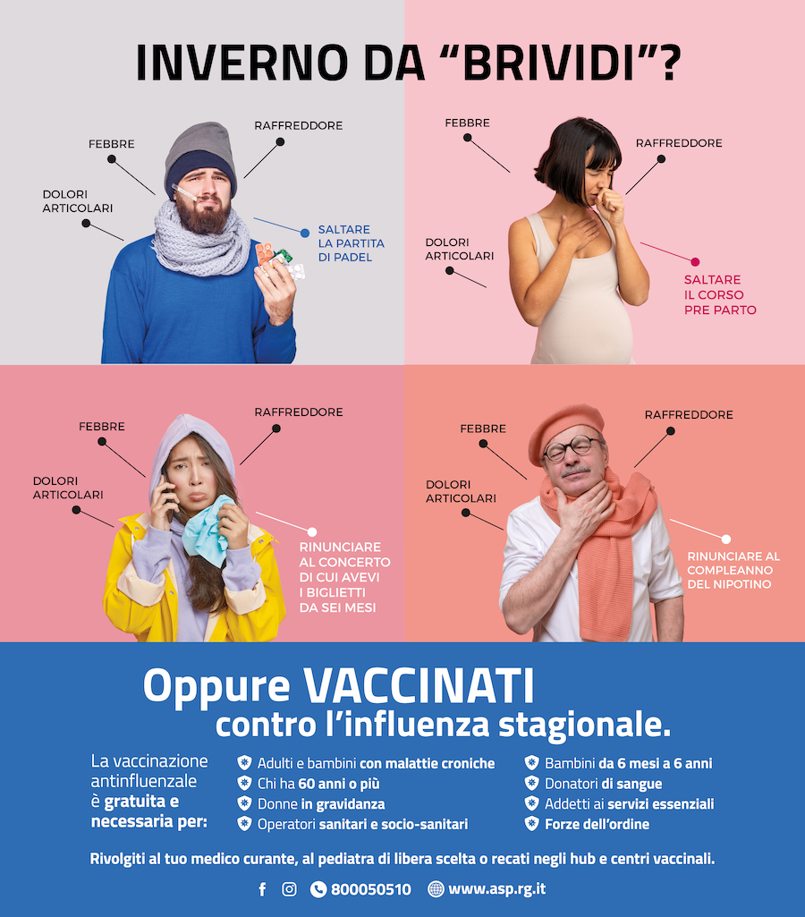 ASP - E' disponibile il vaccino antinfluenzale